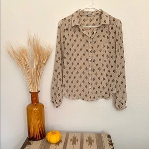 Southwestern Patterned Blouse 🍂🦌🌾